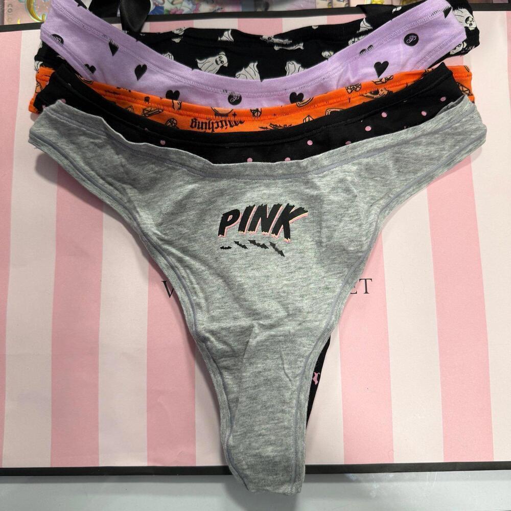 Victorias Secret Halloween Cotton Thong Panties